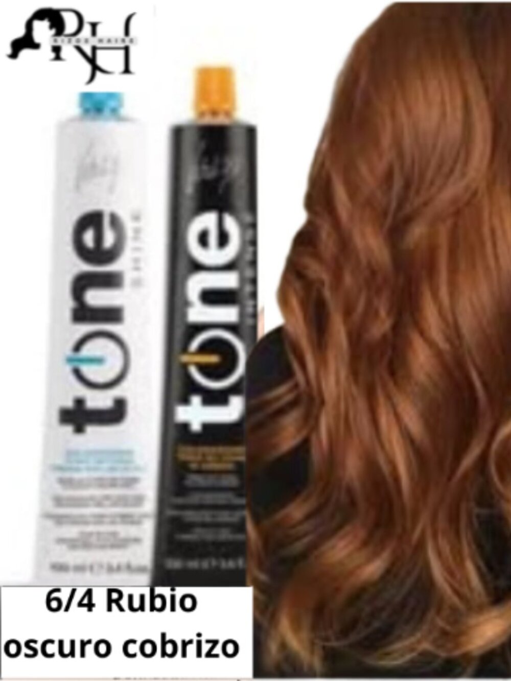 Tinte Vitality's Tone 6.4 Rubio oscuro cobrizo semi permanente sin amoniaco Int